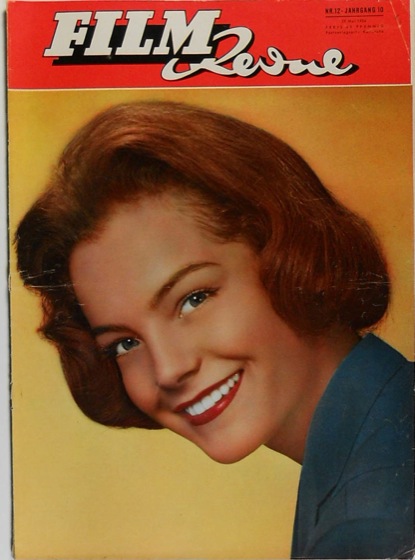 FILM REVUE magazine side cover Issue 12  1956