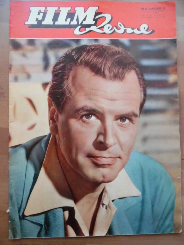 FILM REVUE magazine side cover Issue 16  1956