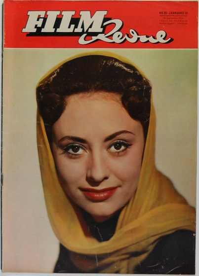 FILM REVUE magazine side cover Issue 20  1956