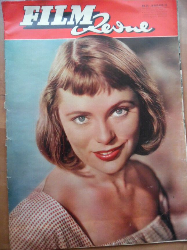FILM REVUE magazine side cover Issue 25  1956