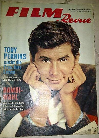 FILM REVUE magazine side cover Issue 6  1962