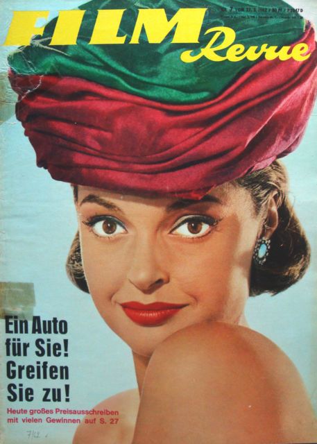 FILM REVUE magazine side cover Issue 7  1962