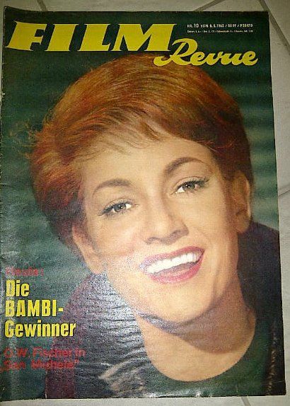 FILM REVUE magazine side cover Issue 10  1962