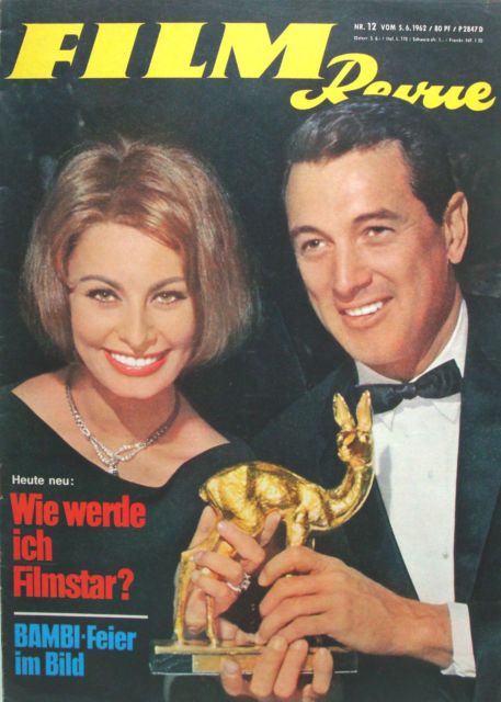 FILM REVUE magazine side cover Issue 12  1962