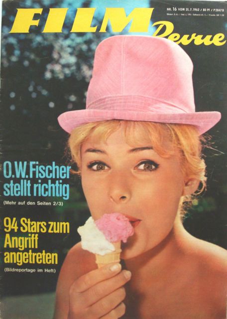 FILM REVUE magazine side cover Issue 16  1962