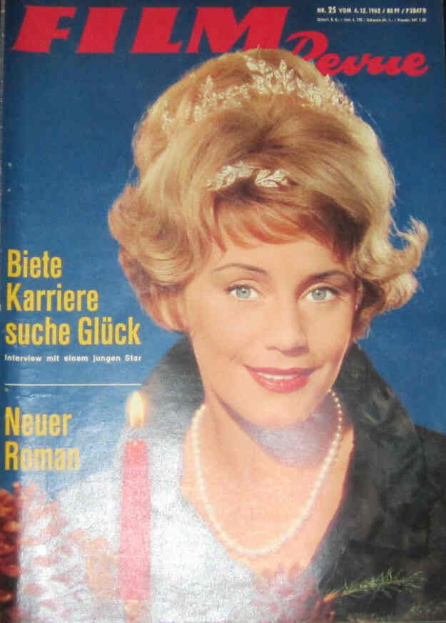 FILM REVUE magazine side cover Issue 25 4 December 1962