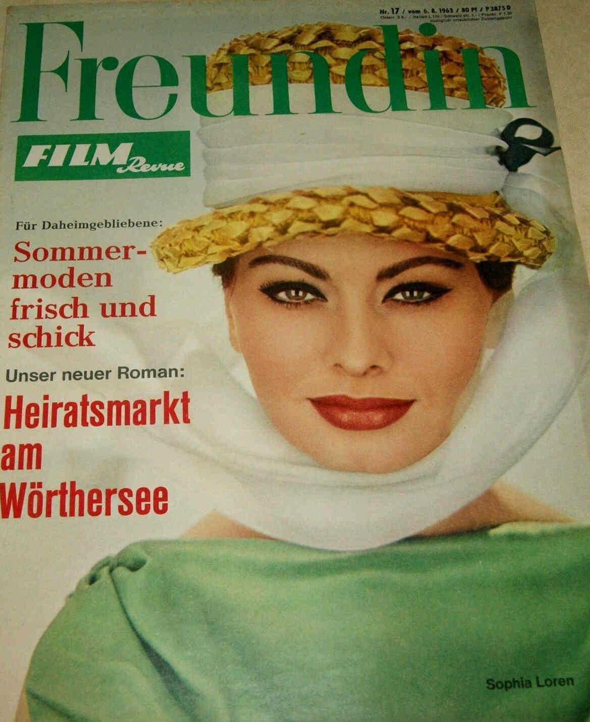 FILM REVUE magazine side cover Issue 17  1963
