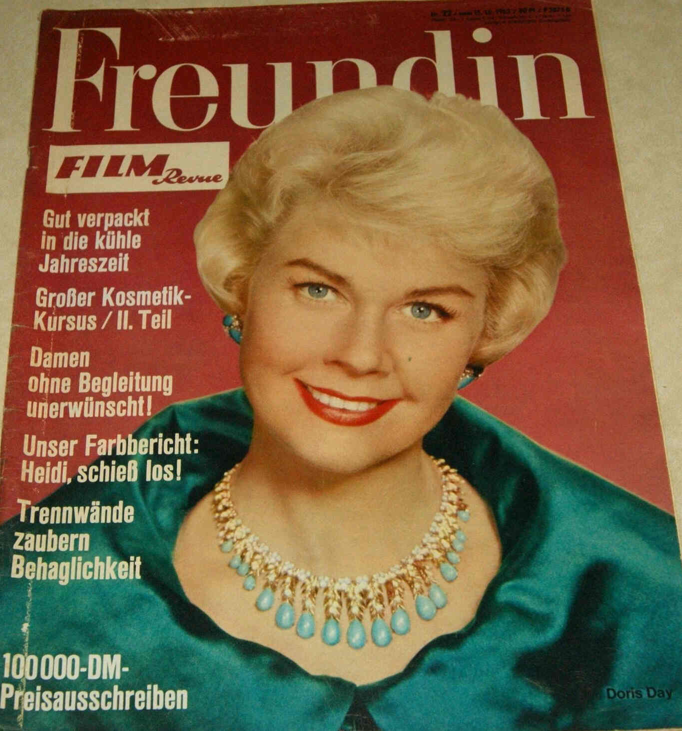 FILM REVUE magazine side cover Issue 22  1963