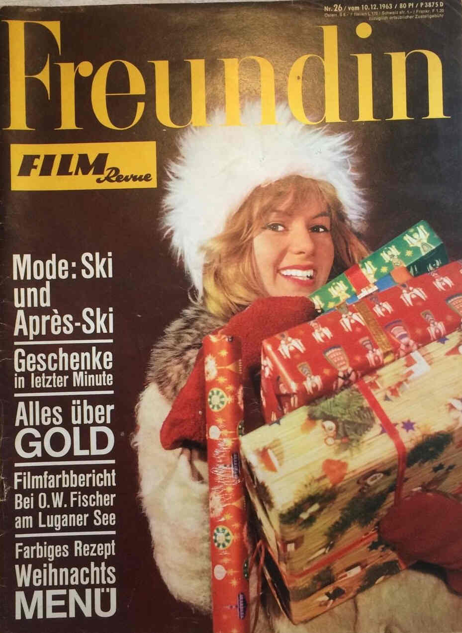 FILM REVUE magazine side cover Issue 26 10 December 1963