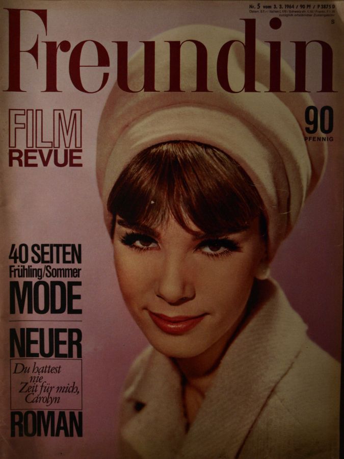 FILM REVUE magazine side cover Issue 5  1964