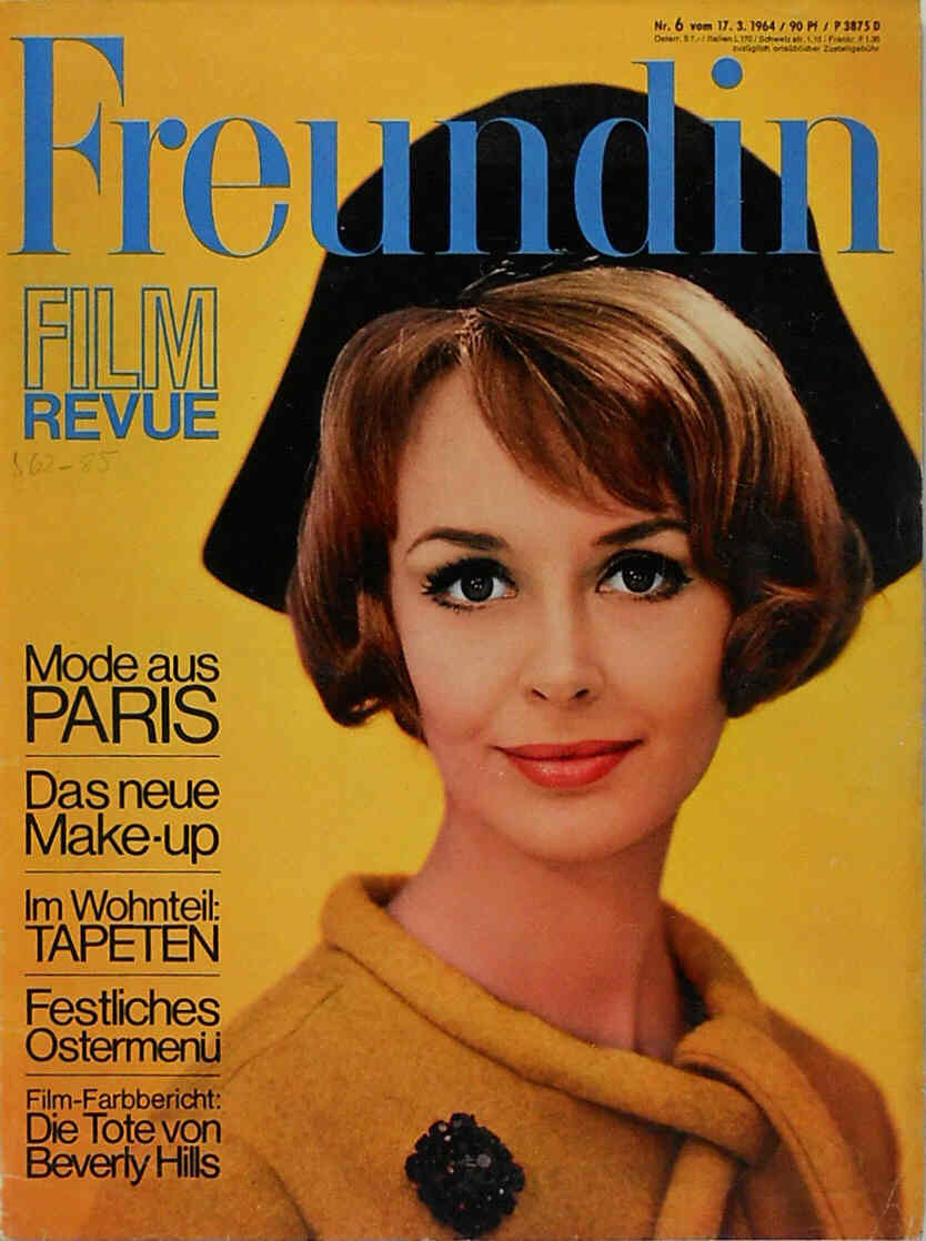 FILM REVUE magazine side cover Issue 6  1964
