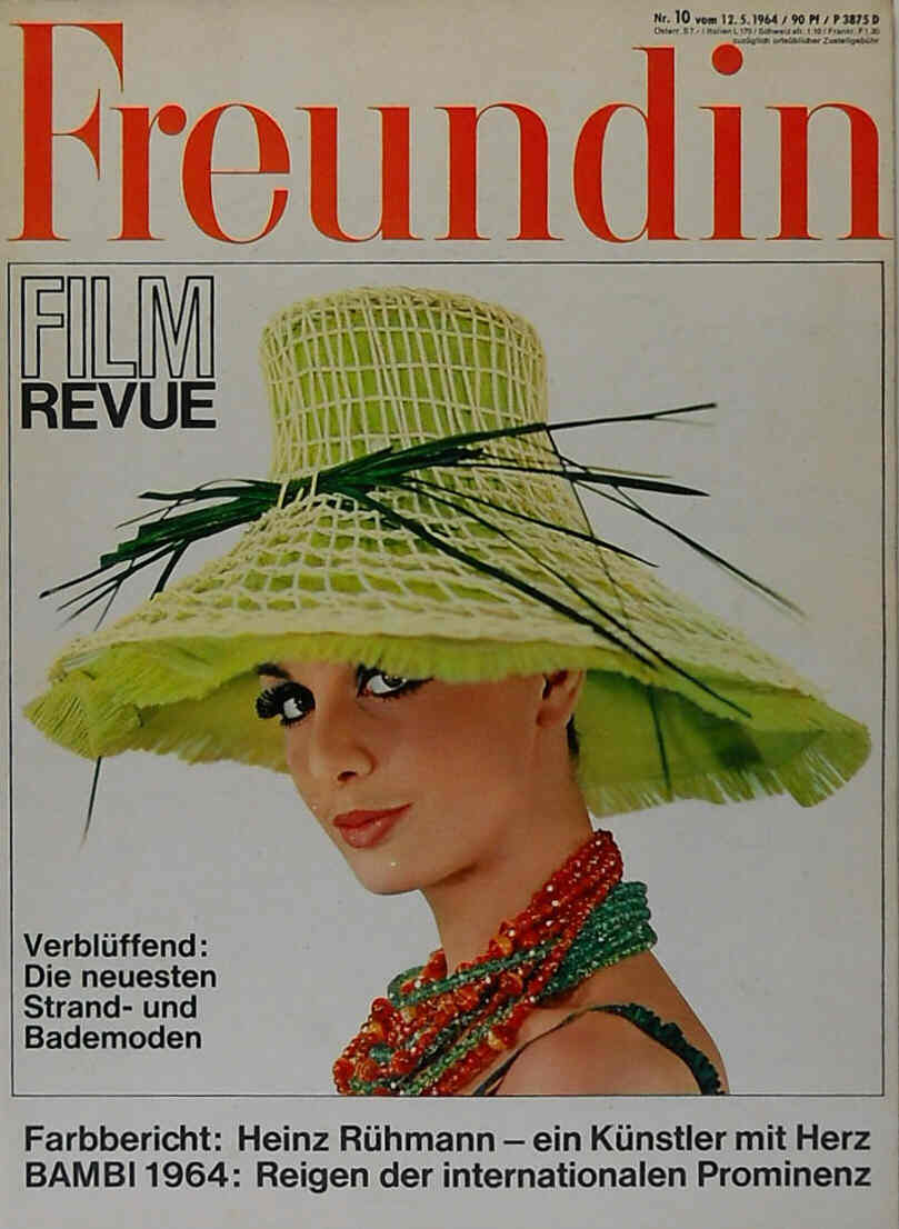 FILM REVUE magazine side cover Issue 10  1964