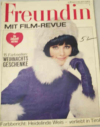 FILM REVUE magazine side cover Issue 11  1964