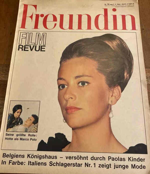 FILM REVUE magazine side cover Issue 14  1964
