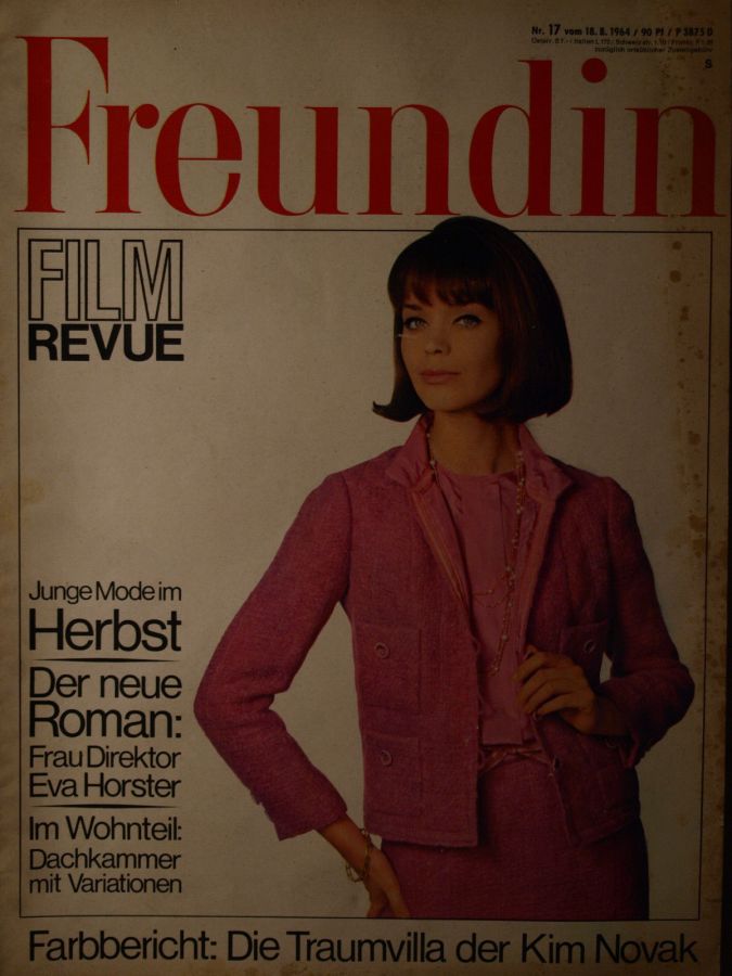 FILM REVUE magazine side cover Issue 17  1964