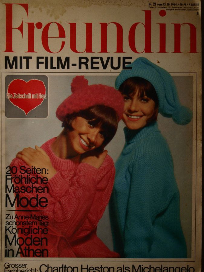 FILM REVUE magazine side cover Issue 21  1964
