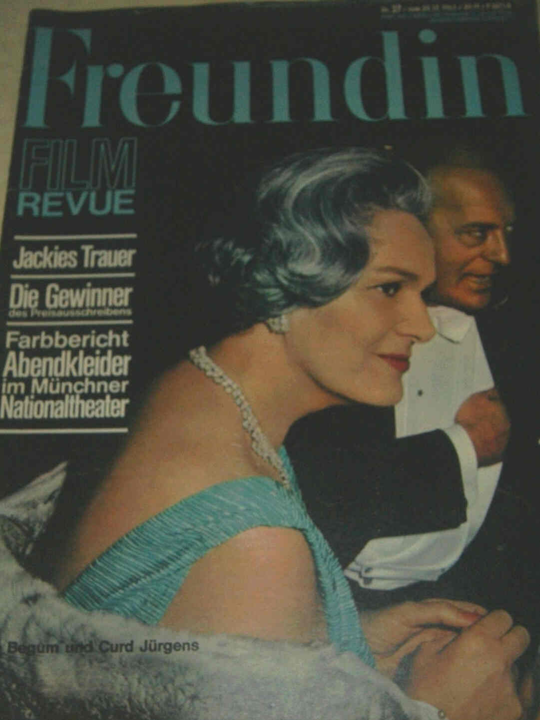 FILM REVUE magazine side cover Issue 27 24 December 1963