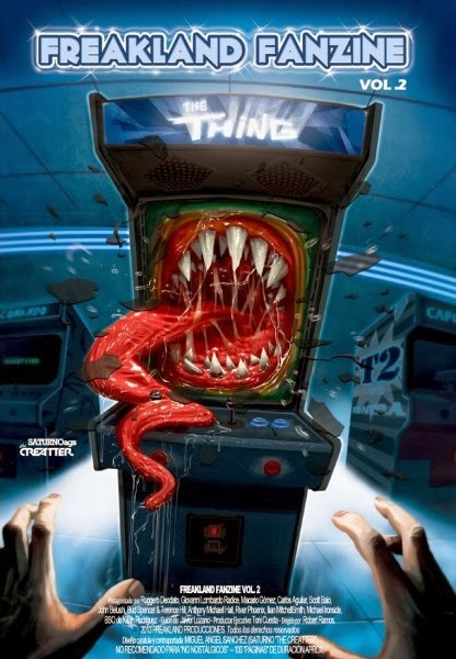 FREAKLAND FANZINE magazine side cover Issue 2  2013