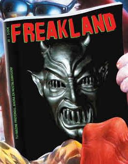 FREAKLAND FANZINE magazine side cover Issue 1   