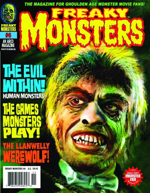 FREAKY MONSTERS magazine side cover Issue 6 November/December 2011