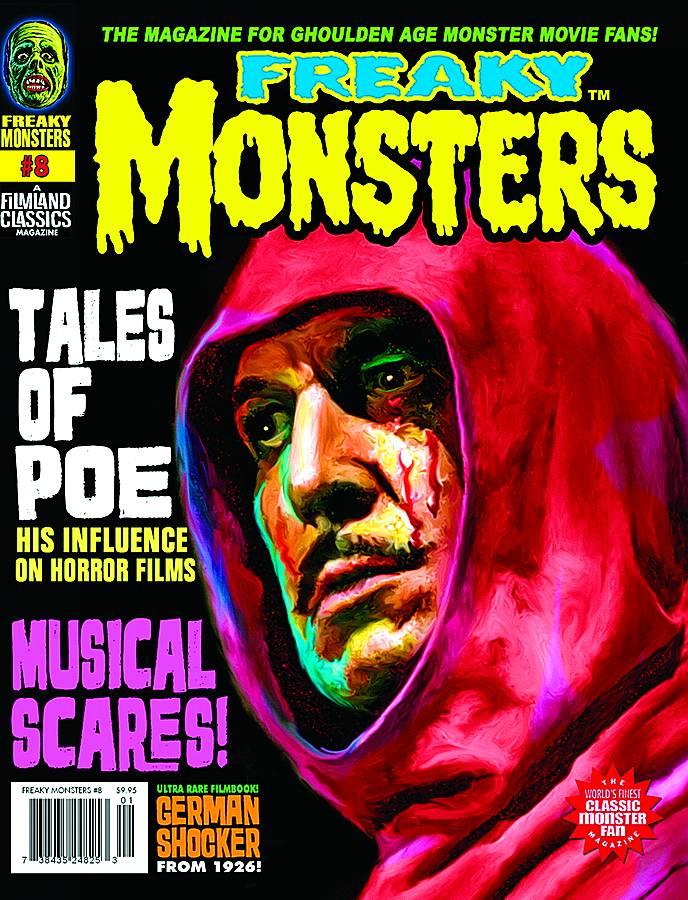 FREAKY MONSTERS magazine side cover Issue 8 February 2012