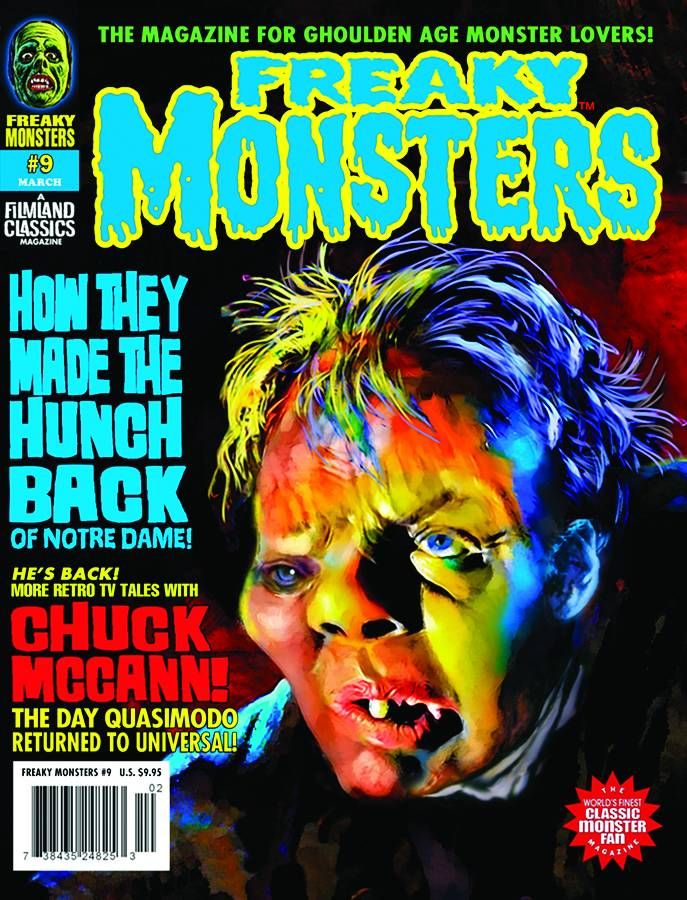 FREAKY MONSTERS magazine side cover Issue 9 March 2012