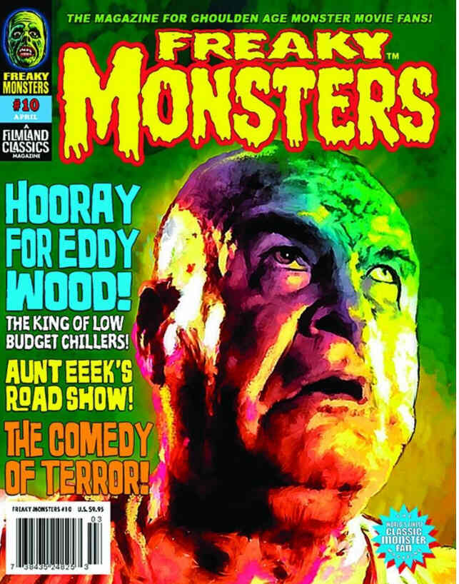 FREAKY MONSTERS magazine side cover Issue 10 April 2012