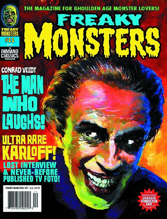 FREAKY MONSTERS magazine side cover Issue 11 May 2012