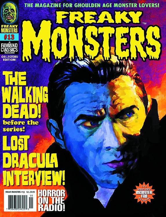 FREAKY MONSTERS magazine side cover Issue 13  2012