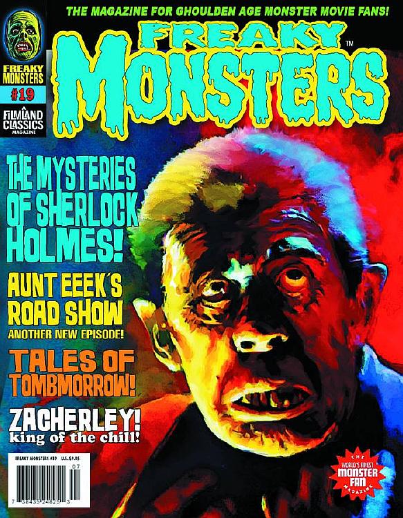 FREAKY MONSTERS magazine side cover Issue 19  2014