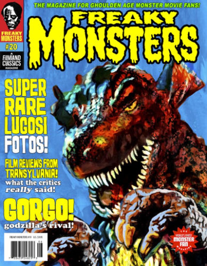 FREAKY MONSTERS magazine side cover Issue 20 Summer 2014