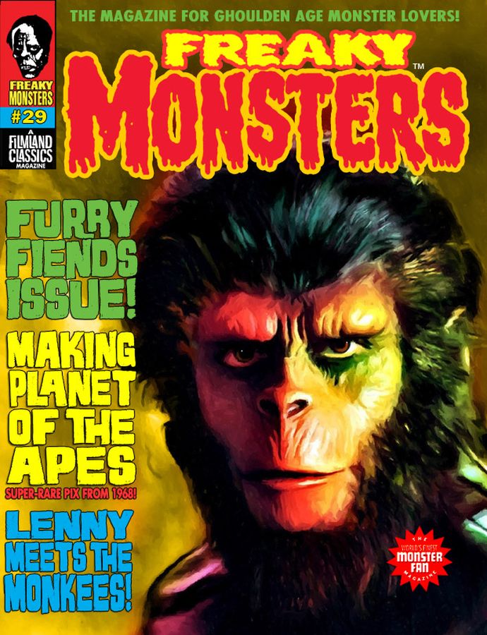 FREAKY MONSTERS magazine side cover Issue 29   2018