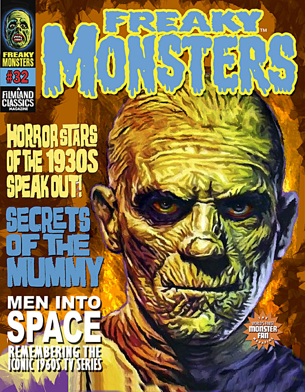 FREAKY MONSTERS magazine side cover Issue 32  February 2020
