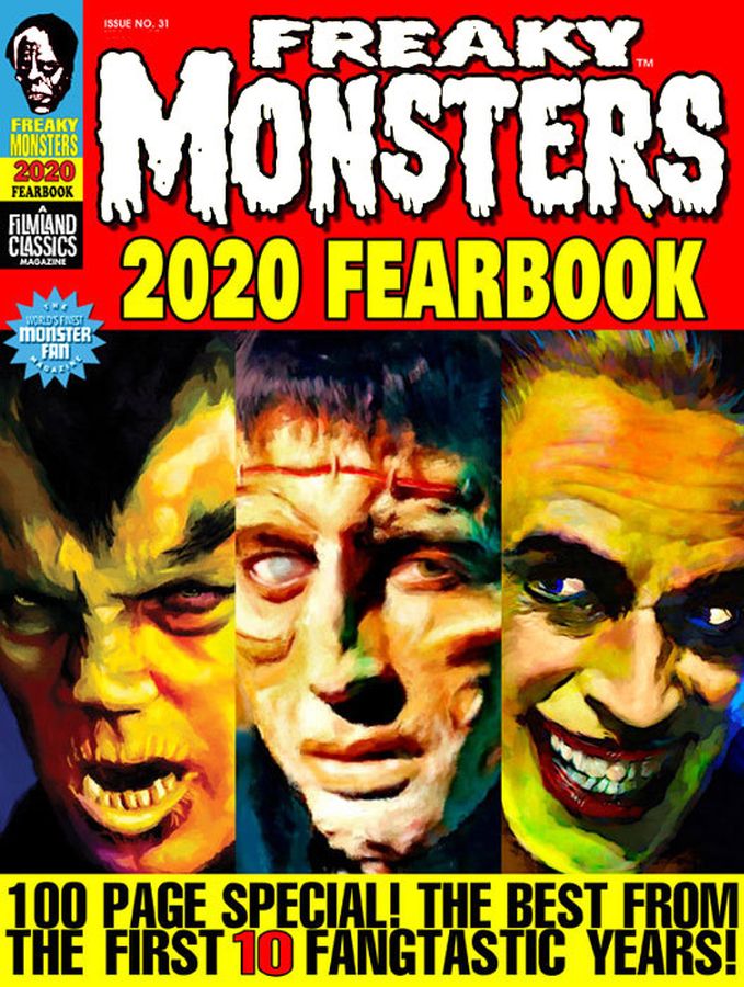 FREAKY MONSTERS magazine side cover  Annual   2020