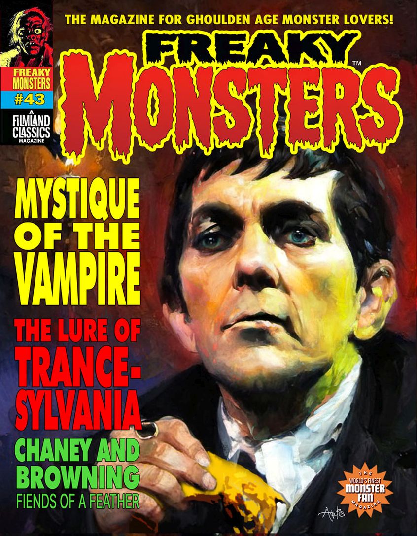 FREAKY MONSTERS magazine side cover Issue 43   2025