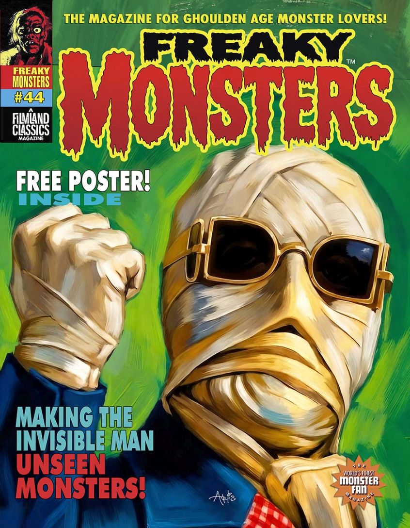 FREAKY MONSTERS magazine side cover Issue 44   2026