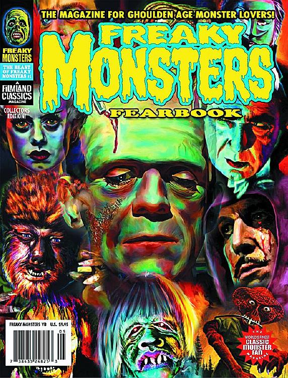 FREAKY MONSTERS magazine side cover Issue 17 December 2013