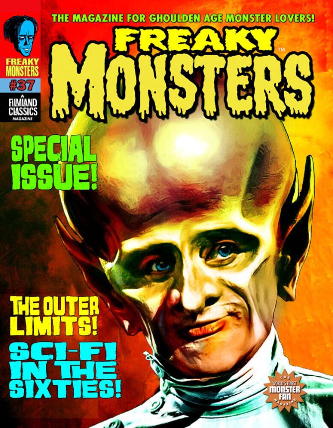 FREAKY MONSTERS magazine side cover Issue 37  September 2023