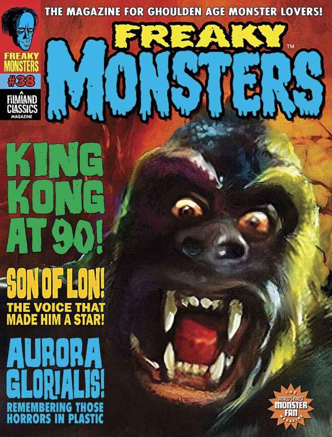 FREAKY MONSTERS magazine side cover Issue 38   2024