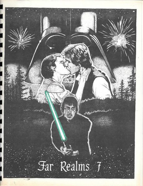 FAR REALMS magazine side cover Issue 7 May 1985