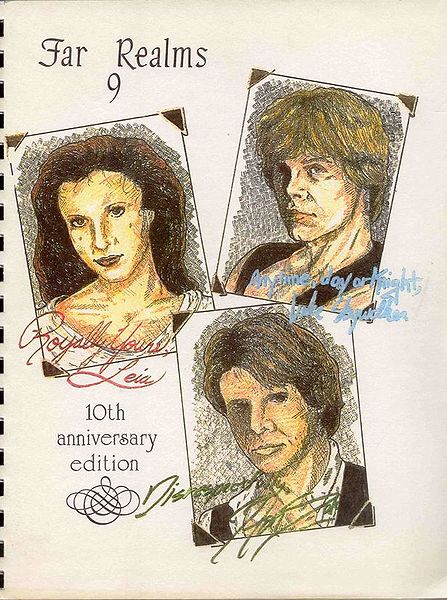 FAR REALMS magazine side cover Issue 9 January 1987