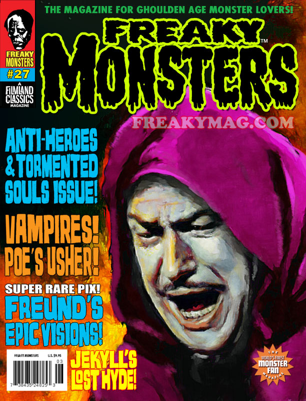 FREAKY MONSTERS magazine side cover Issue 27  2017