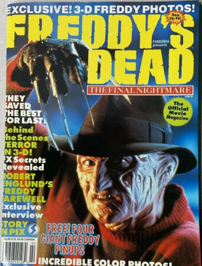 OFFICIAL MOVIE MAGAZINES magazine side cover   1991