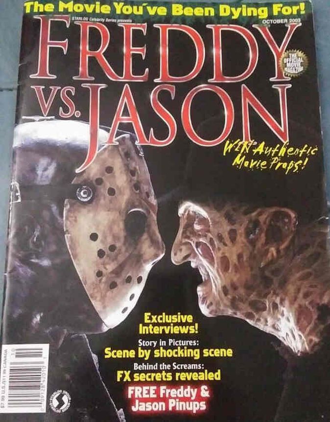OFFICIAL MOVIE MAGAZINES magazine side cover October 2003
