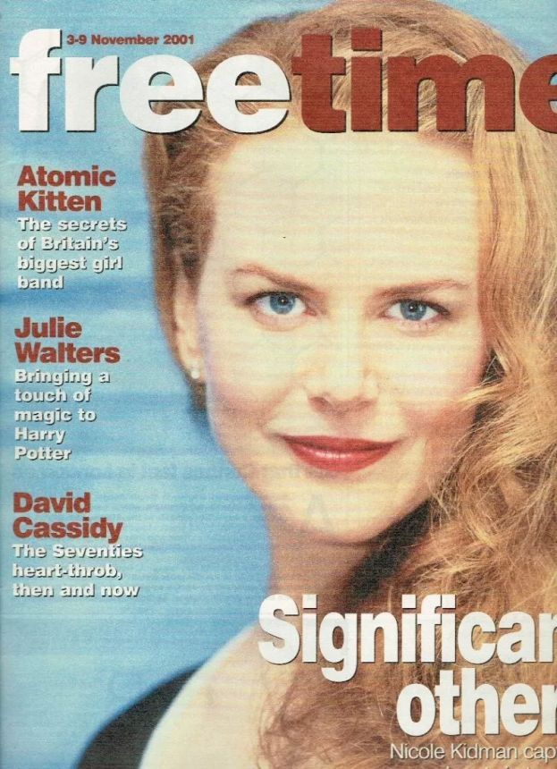 FREETIME UK magazine side cover 3 November 2001