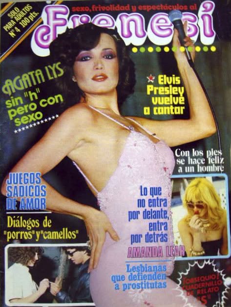 FRENESI magazine side cover Issue 4   1979