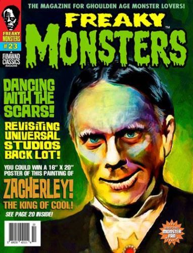 FREAKY MONSTERS magazine side cover Issue 23 Summer 2015