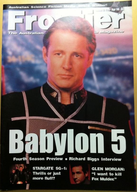 FRONTIER magazine side cover Issue 10 February/March/April 1998