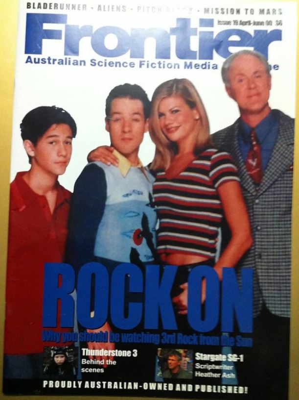 FRONTIER magazine side cover Issue 19 April/May/June 2000