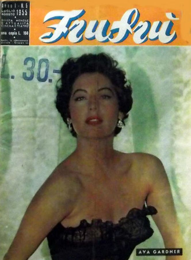FRUFRU magazine side cover Issue 5  July/August 1955